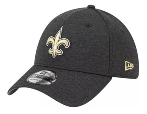 NEW Men's New Era 39Thirty New Orleans Saints Hat NFL Logo Black Stretch Sz L/XL - Picture 1 of 5
