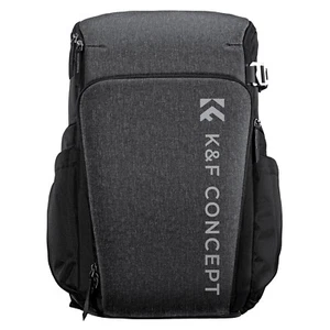 K&F Concept 25L Camera Bags for Photographers Large Capacity with Raincover Grey - Picture 1 of 9