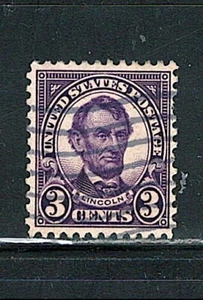 US Year of 1927 Lincoln Stamp Scott# 635 (Used), - Picture 1 of 2