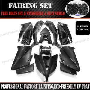 Kit de carenado para Yamaha TMAX 530 2012-2014 cuerpo de inyección de aspecto de fibra de carbono + perno - Imagen 1 de 14