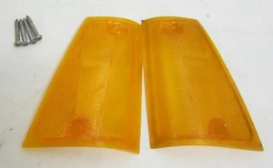 1980 Datsun 200SX Front Signal Corner Light Lens Pr Lights Orig Nissan 80 81 82 - Picture 1 of 4