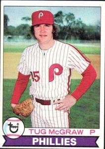1979 Topps #345 Tug McGraw Philadelphia Phillies A50 - Bild 1 von 2