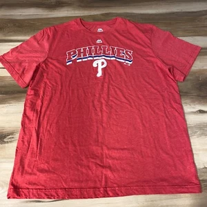 Camisa Philadelphia Phillies para Hombre XXL Cuello Redondo 2XL Mangas Cortas Algodón - Imagen 1 de 7