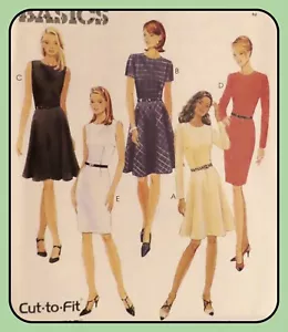 VESTIDO Misses Semi-ajustado Patrón 5 Estilos McCall's 8268 De Colección 1996 Talla 8-10-12 - Imagen 1 de 3