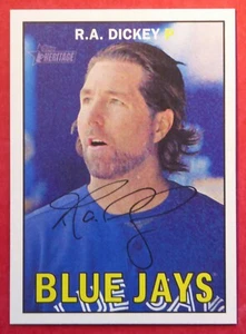 2016 Topps Heritage R.A. Dickey #149 (Blue Jays) NM+ - Picture 1 of 1