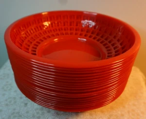 Lot of 19 Fast Food Baskets 8" Red PLBK008 Thunder Group - Picture 1 of 5