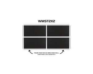 American DJ WMST2X2 Frame Trim Kit for 2x2 WMS Series Video Wall - Picture 1 of 1