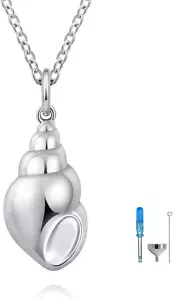 Urn Pendant Necklace for Ashes 925 Sterling Silver Keepsake Memorial Cremation A - Picture 1 of 7