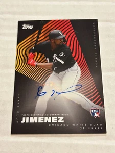 2019 TOPPS ONLINE ELOY JIMENEZ ROOKIE PROGRESSION AUTO SP WHITE SOX  - Picture 1 of 2