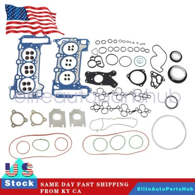 Engine Rebuild Gasket Set Fits Audi S4 S5 B9 A6 Q7 Porsche 2.9L 3.0L V6 TSI TFSI - Image 1 of 4