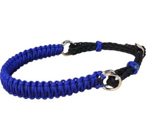 side pull hackamore attachment electric blue all sizes black or brown chinstrap - Picture 1 of 8