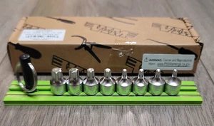 VIM 1/4" dr 8pc Half-Cut Stubby Torx Plus Bit Driver Socket Set+Magrail HCIP1550 - Picture 1 of 2