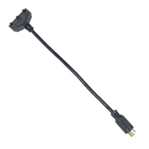 Twist to 3-Outlet Block Straight Adapter - SE1534 - Picture 1 of 3