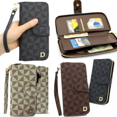 Buffett Antique Wallet Case for Samsung Galaxy S25 S24 S23 S22 S21 S20 S10 S9 S8 - Image 1 of 4