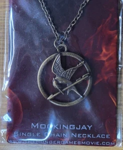 Collar de cadena única Los Juegos del Hambre Sinsajo NECA 2012 - Imagen 1 de 4