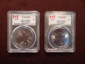 2018 CANADA $5 PCGS MS69 Silver Maple Leaf - First Strike - FREE SHIPPING!  - Picture 1 of 5