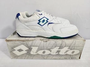 Lotto Masters FE Leather Tennis Shoes (43231) - Men's US 7, New Old Stock - Picture 1 of 15