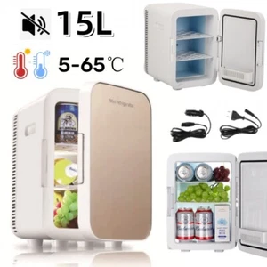 15L Mini Kühlschrank Kosmetik Kühlschrank Minibar Kühlbox kühlen heizen 12V 230V - Bild 1 von 14