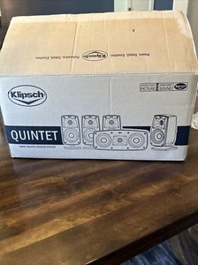 Klipsch Quintet Home Theater Speakers. NEW IN BOX - Picture 1 of 6