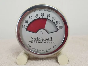 Vintage Satchwell Thermometer 1930's  Art Deco Kitchen Made in England - Picture 1 of 6