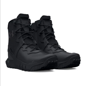 UNDER AMOUR MENS BLACK BOOT UA MG VALSETZ LTHR WP ZIP 3026738-001 - Picture 1 of 5