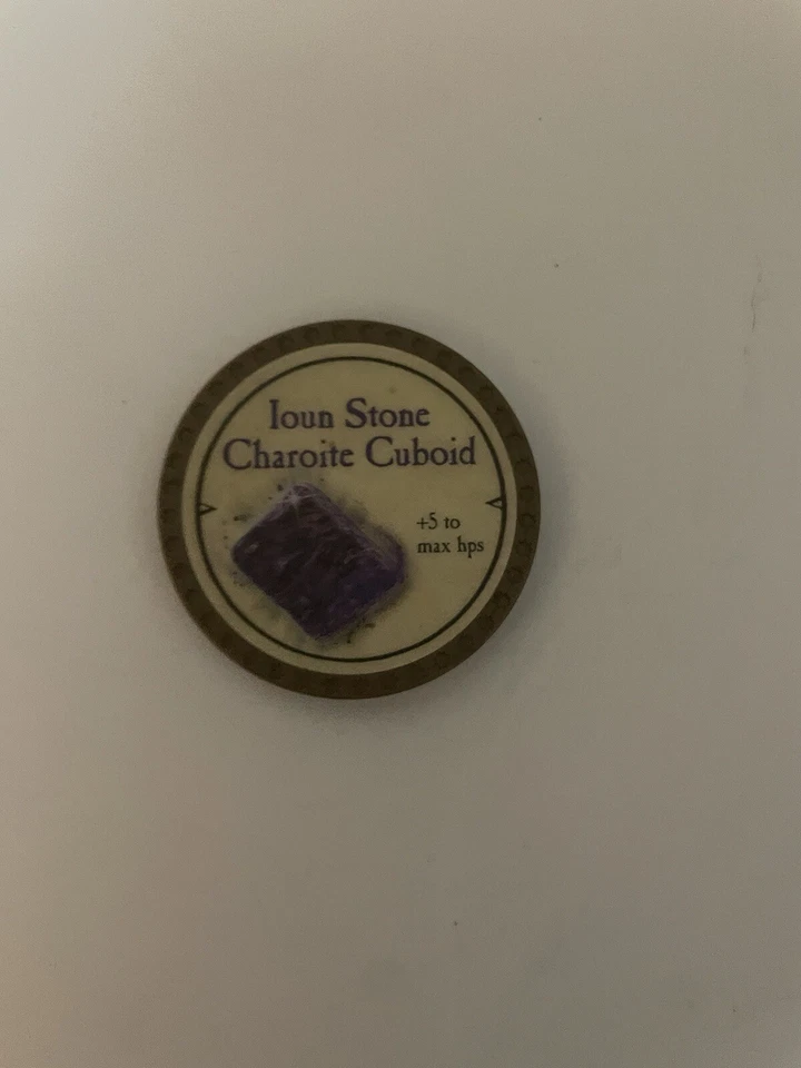 True Dungeon Ioun Stone Chariote Cuboid Token - Image 1 of 1