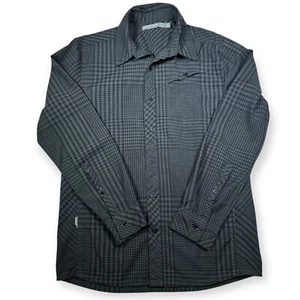 Icebreaker Men’s Small Grey Merino Button Button Down Shirt - Needs Buttons - Picture 1 of 5