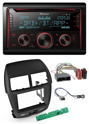 Pioneer 2DIN DAB MP3 Bluetooth USB CD Autoradio für Mitsubishi ASX 2010-2014 - Bild 1 von 4