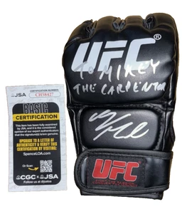 CLAY GUIDA  signed autographed UFC Fight Glove RDR w/ COA JSA CH58427 - Picture 1 of 2