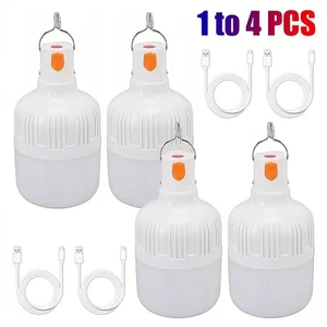 1-8 piezas Linterna LED Brillante Camping Luz Tienda Lámpara USB Recargable Luz Nocturna - Imagen 1 de 18