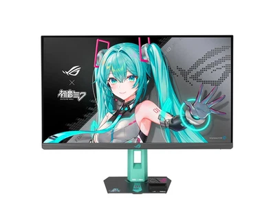 ASUS ROG Strix XG27ACMEG-G Hatsune Miku Edition Monitor – 27-inch 2560x1440,
