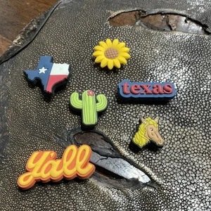 Kroko Charms Pins Texas Y’all 6 Stück (6) - Bild 1 von 3