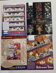 Set Of 4 Anita Goodesign Special Edition Embroidery Books With CD's (1) - Picture 1 of 1