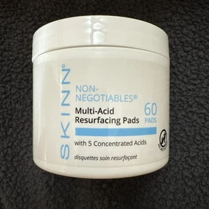 SKINN Resurfacing Pads Multi-Acid Glycolic Lactic & Salicylic Acid 60 Pads - Picture 1 of 5
