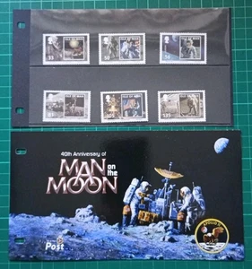 ISLE OF MAN 2009 MAN IN THE MOON 40TH ANNIVERARY APOLLO II Presentation Pack - Picture 1 of 3