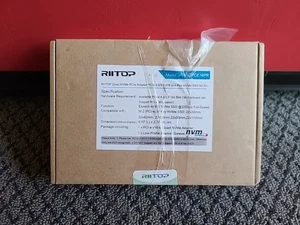 Quad NVMe PCIe Adapter, RIITOP 4 Ports M.2 NVMe SSD auf PCI-e 4.0/3.0 x16 Karte - Bild 1 von 7