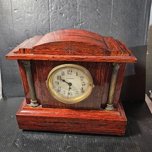 Antike Adamantine Seth Thomas - 4 Glocken - Sonora Glockenspiel - Manteluhr - Bild 1 von 18