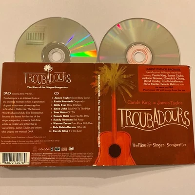 Carole King & James Taylor Troubadours CD/DVD 2011 Singer-Songwriter Rock - Image 1 of 2