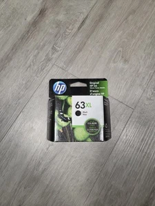 New HP 63XL Black Ink Cartridge OEM Genuine EXP 2021 - Picture 1 of 7