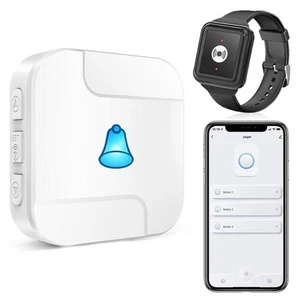 ChunHee WiFi Notrufknopf für Senioren Notfallarmband Emergency Alert System für - Bild 1 von 24