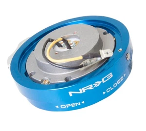 NRG Steering Wheel Thin Quick Release Blue SRK-400BL - Picture 1 of 1