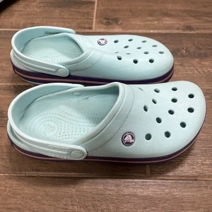 Crocs Crocband Clogs Unisex Blue  Slip-On Slingback Comfort -6 Men/ 8 Women’s - Picture 1 of 11