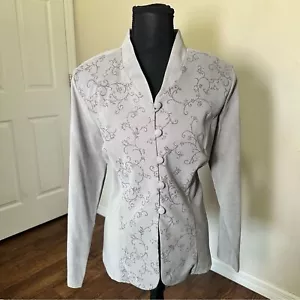 R&K Vintage Blazer mit Blumenmuster und Stehkragen - Bild 1 von 7