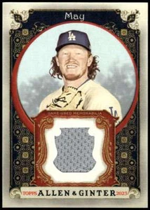 2023 Topps Allen & Ginter DUSTIN MAY Dodgers Game Used Jersey Relic - Picture 1 of 2