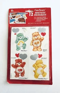 Care Bears 12 Carte San Valentino Messaggi Misteriosi Vintage NUOVE Sigillate Pkg 1987 - Foto 1 di 4