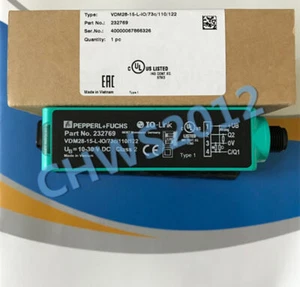 1PCS NEW + Fuchs distance measuring sensor VDM28-15-L-IO/73c/110/122 #A6-38 - Bild 1 von 4