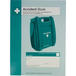 Libro de primeros auxilios de seguridad para accidentes de primeros auxilios - A4 - Q3200 - Imagen 1 de 9