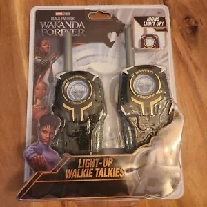 New! Black Panther Wakanda Forever Light-Up Walkie Talkies - Picture 1 of 4