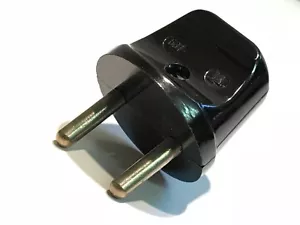 VINTAGE 2 PIN NETZSTECKER BAKELITE CIRCA 1967 fd1f7 - Bild 1 von 5