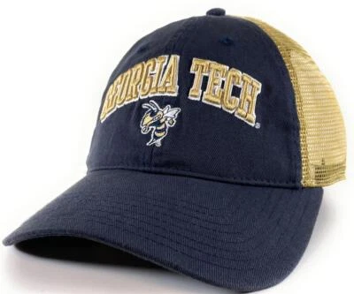Georgia Tech GT Trucker Hat Classic Relaxed Mesh Georgia Tech Trucker Cap - Image 1 of 4